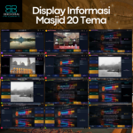 Aplikasi Display Informasi Masjid 20 Tema