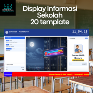 Download Display Informasi Sekolah STB/Smart TV 20 Template