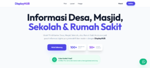 DisplayHUB: Solusi Cerdas Ubah TV Biasa Jadi Pusat Informasi Digital Modern