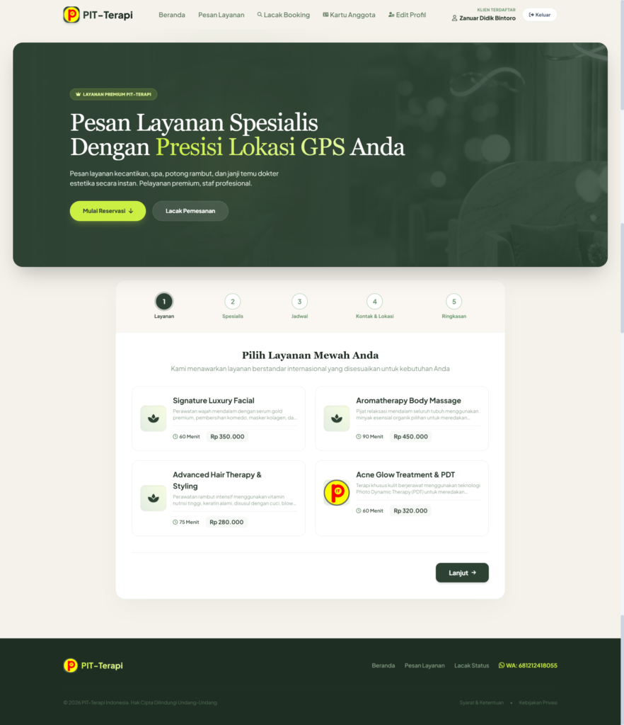 aplikasi booking online